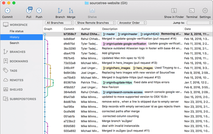 sourcetree screenshot
